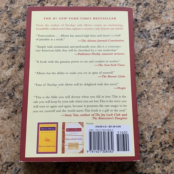 THE FIVE PEOPLE YOU MEET IN HEAVEN BY MUTCH ALBOM - Picture 2 of 7